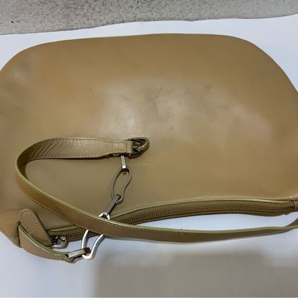 Lamarthe Leather shoulder Bag chain strap accent made in Italy - Picture 5 of 9